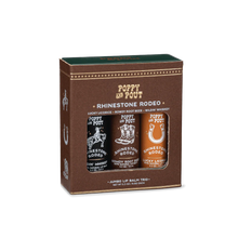 Load image into Gallery viewer, Poppy & Pout Lip Balm Gift Set- Rhinestone Rodeo Collection
