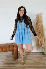 Load image into Gallery viewer, Beat The Heat Denim Romper