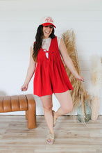 Load image into Gallery viewer, Beat The Heat Denim Romper