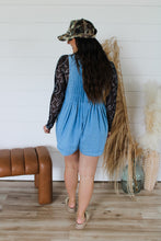 Load image into Gallery viewer, Beat The Heat Denim Romper
