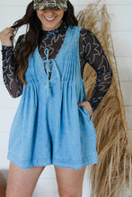 Load image into Gallery viewer, Beat The Heat Denim Romper