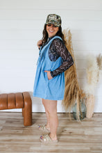 Load image into Gallery viewer, Beat The Heat Denim Romper