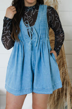 Load image into Gallery viewer, Beat The Heat Denim Romper