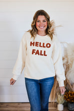 Load image into Gallery viewer, Hello Fall Crewneck Top