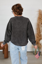 Load image into Gallery viewer, USA Flag Corded Crew