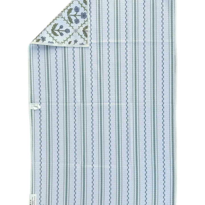 Lumi/Glacier: Reversible Sided-Hand Towel Washcloth Set