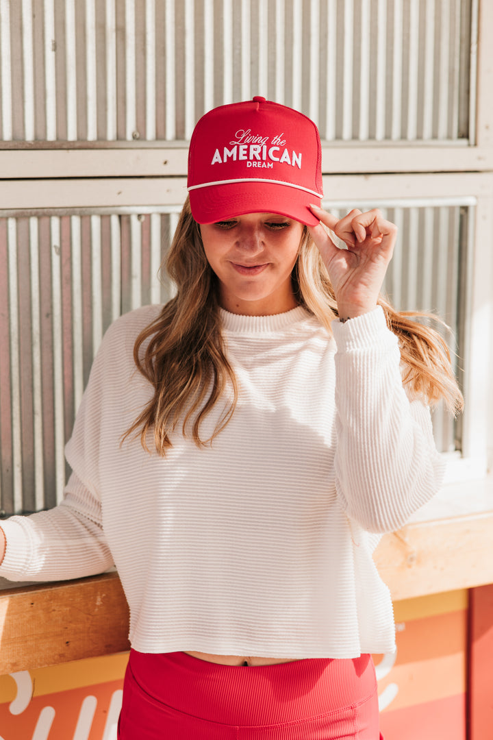 Living the American Dream Trucker Hat