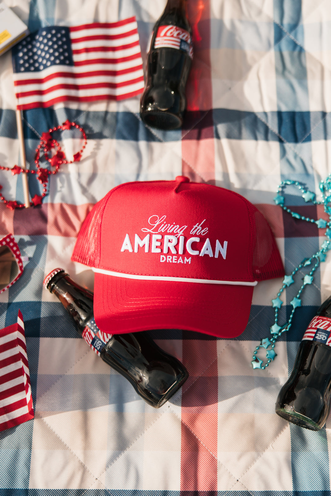 Living the American Dream Trucker Hat
