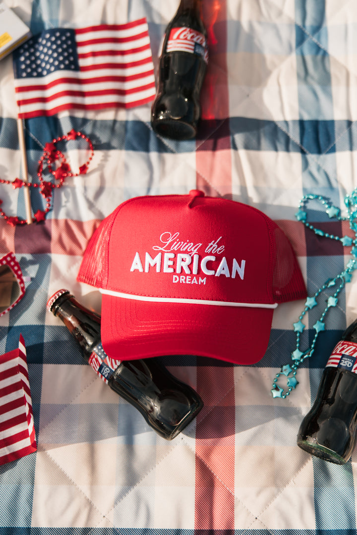 Living the American Dream Trucker Hat