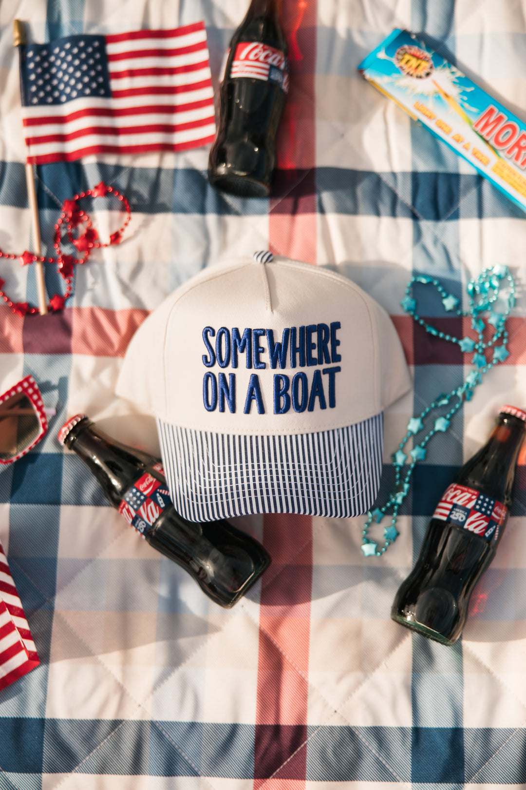 Somewhere On A Boat Hat