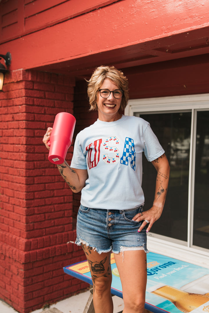 Painted USA Top