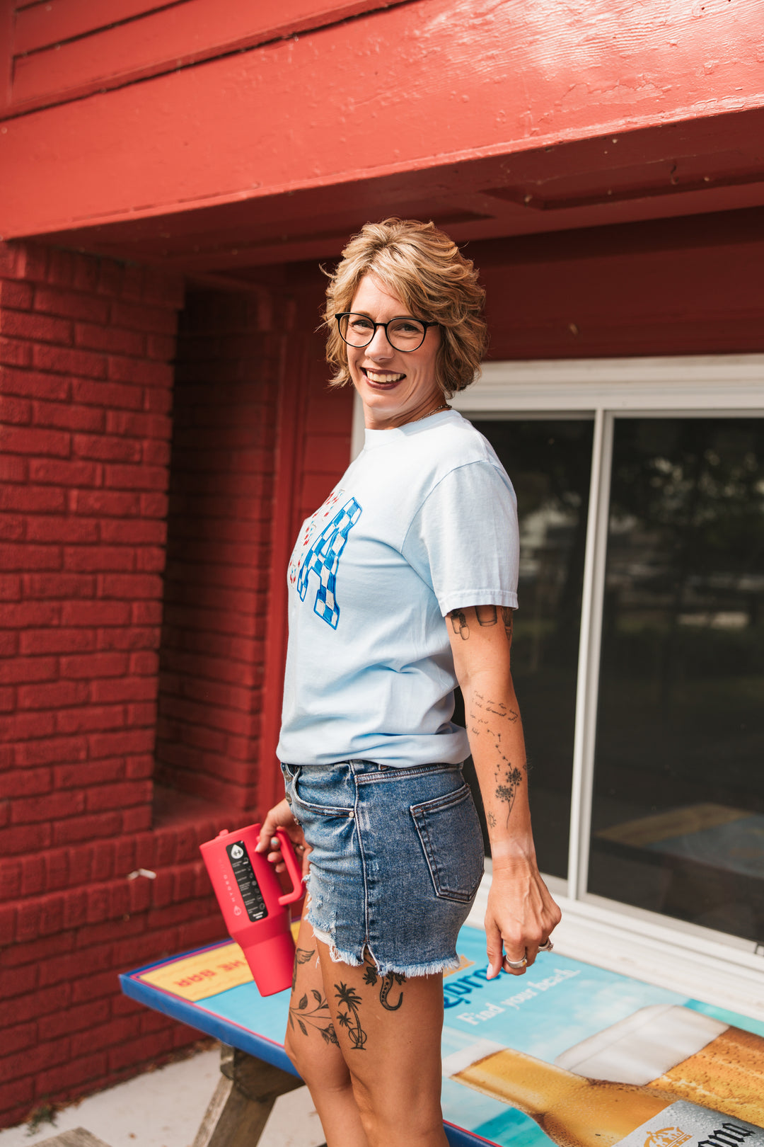 Painted USA Top