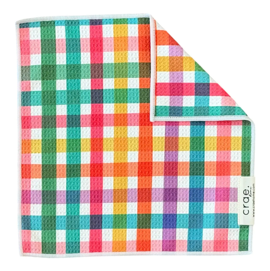 Live A Little Plaid: Double-Sided Washcloth