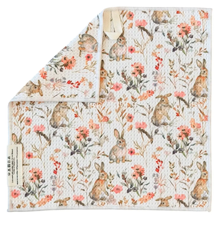 Folk Forest: Double-Sided Washcloth