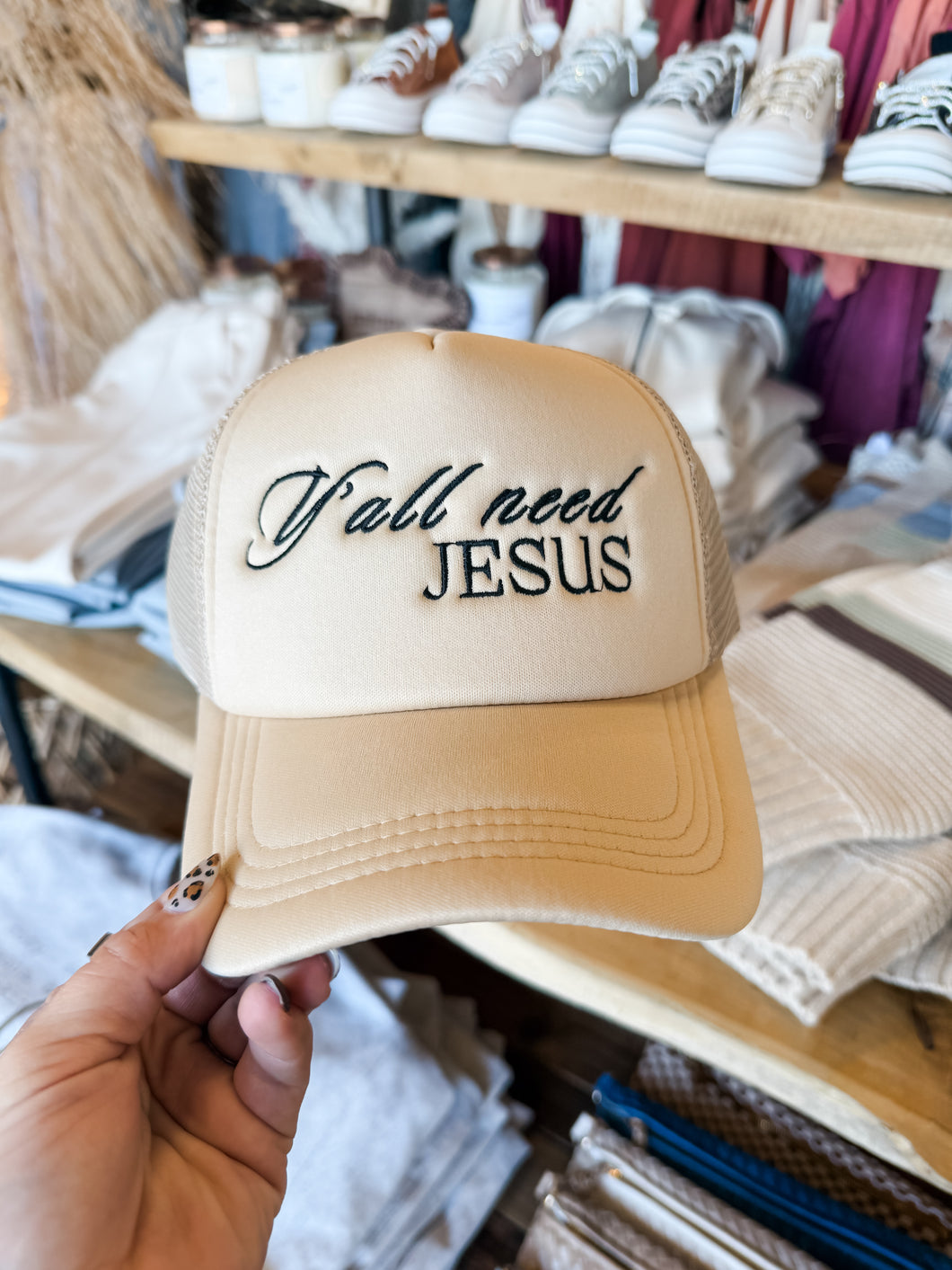 Y'all Need Jesus Trucker Hat