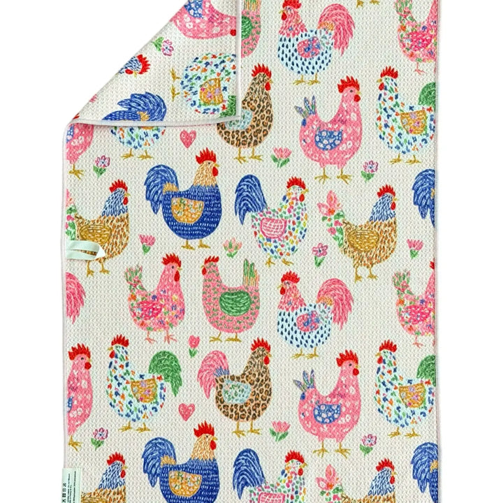 Feathered Friends: Double-Sided Hand Towel