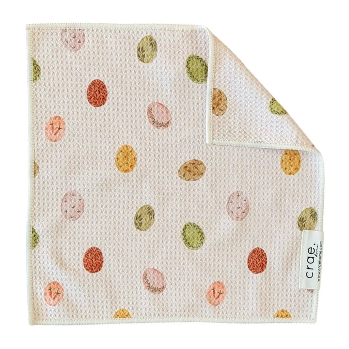 Eggstra Pretty: Double-Sided Washcloth