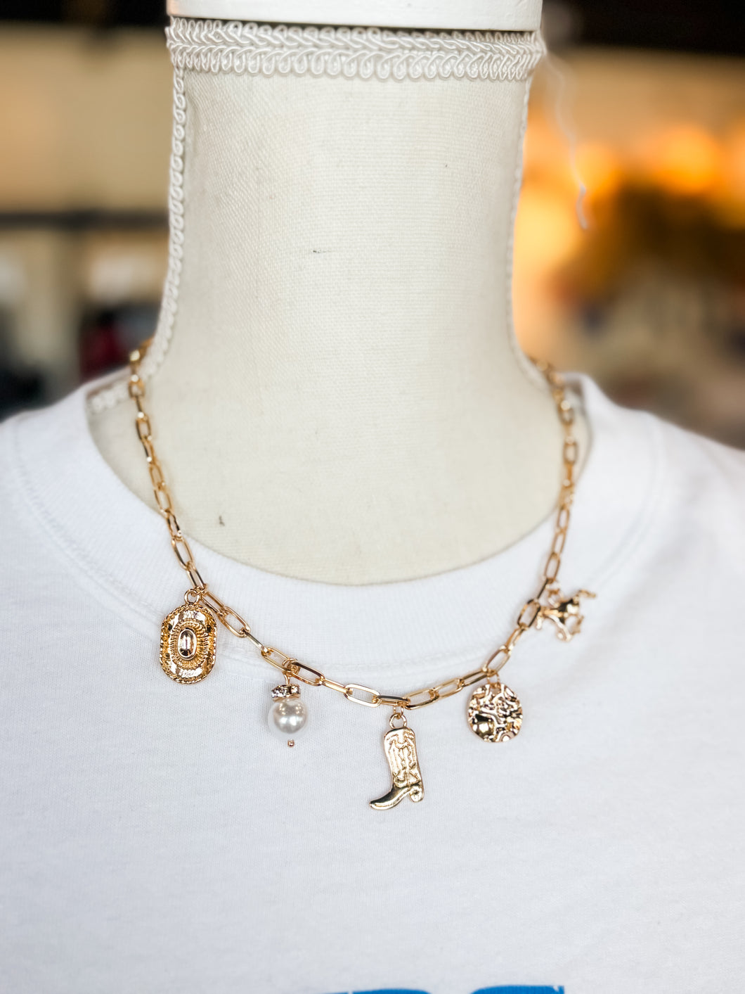 Delilah Charm Necklace