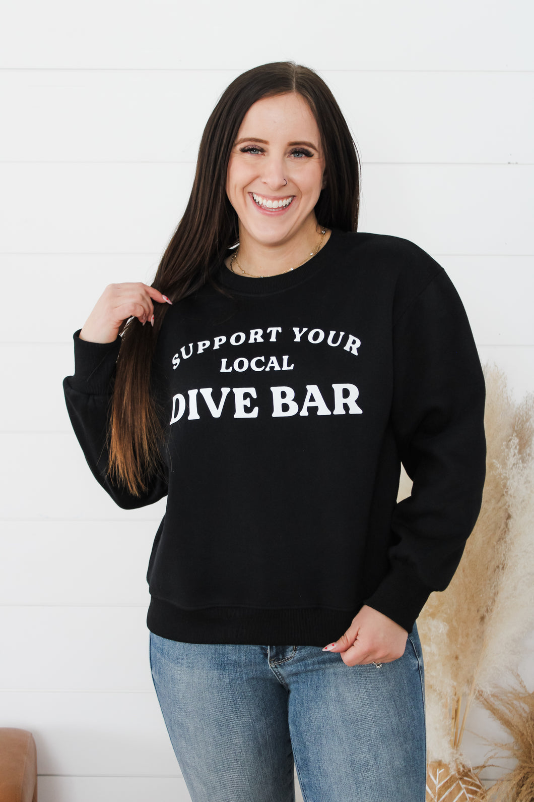 Support Your Local Dive Bar Crewneck
