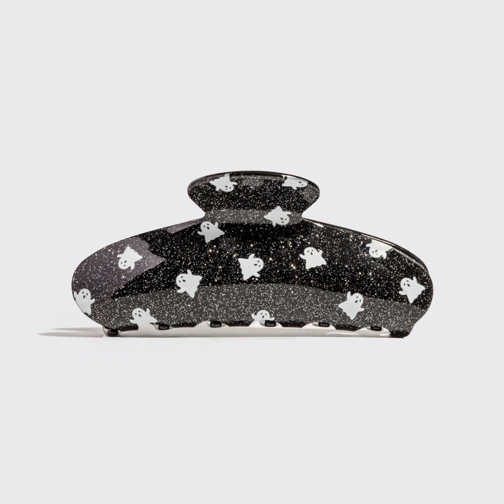 Recycled Plastic Glitter Claw Clip - Ghosts