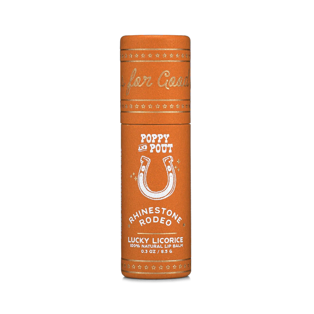 Poppy & Pout Lip Balm - Rhinestone Rodeo Collection