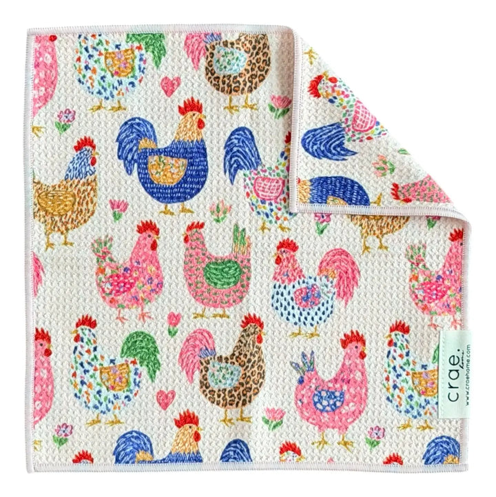 Feathered Friends: Double-Sided Washcloth