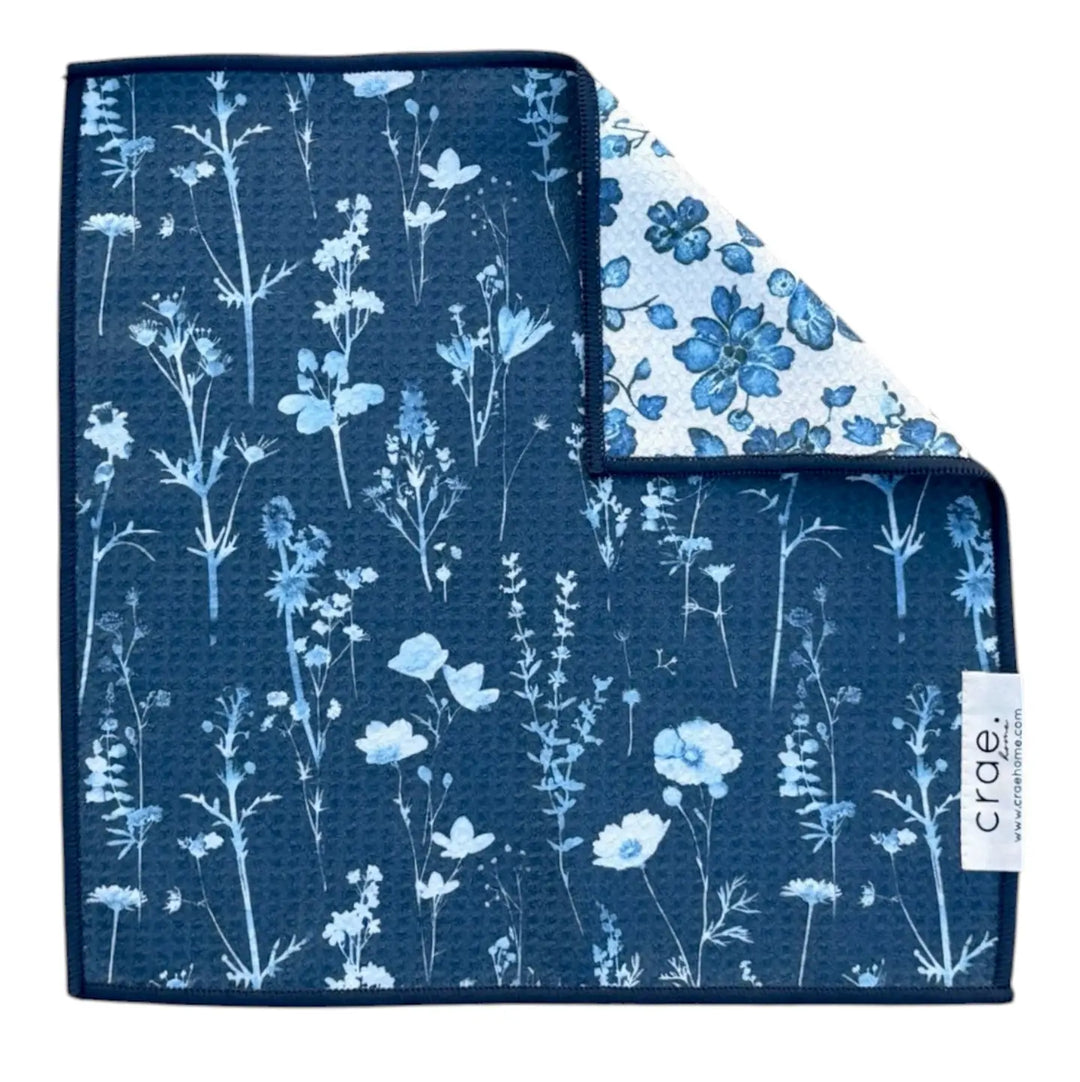 Blue Willow: Reversible Washcloth
