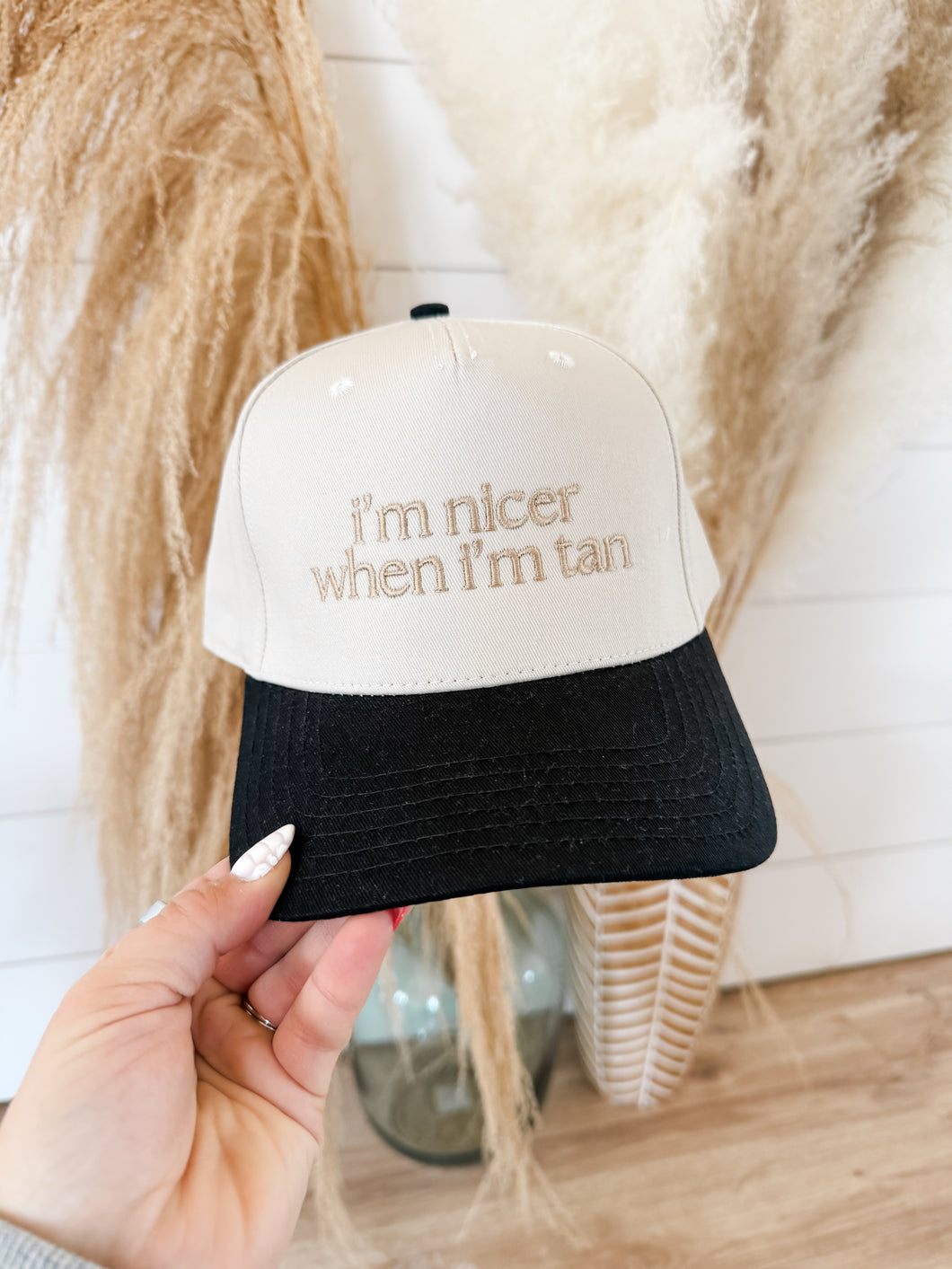 Nicer When I'm Tan Trucker Hat