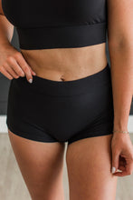 Load image into Gallery viewer, Coastal Cutie Ribbed Swim Shorts
