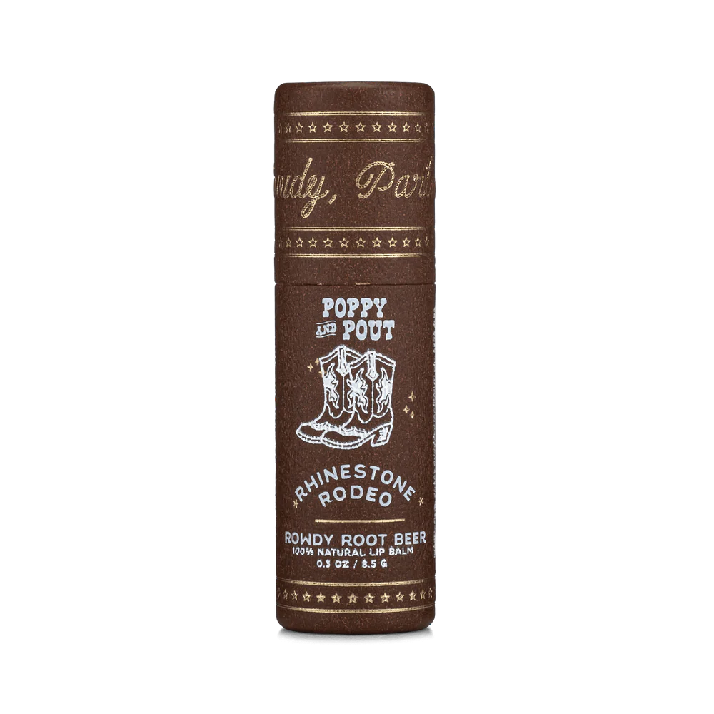 Poppy & Pout Lip Balm - Rhinestone Rodeo Collection