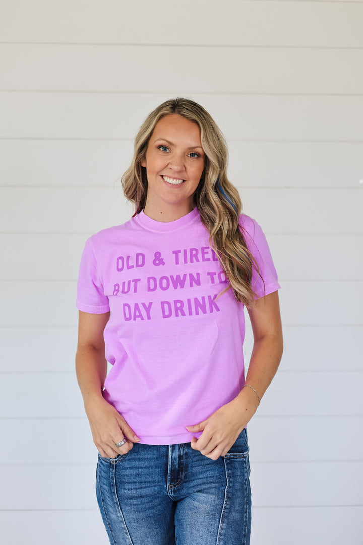 Old & Tired But Down To Day Drink Top