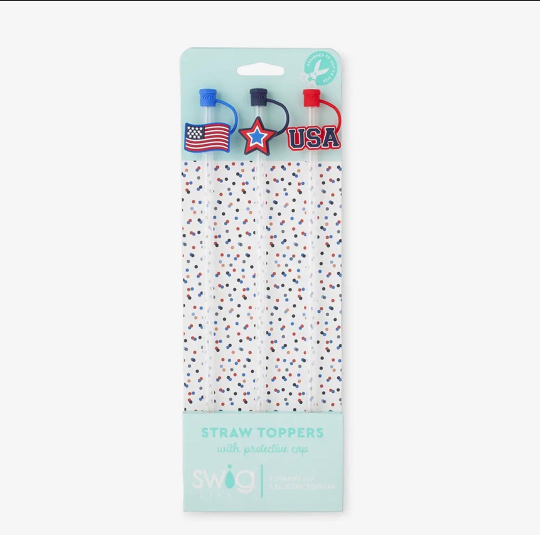 Oh My Stars Straw Topper Set