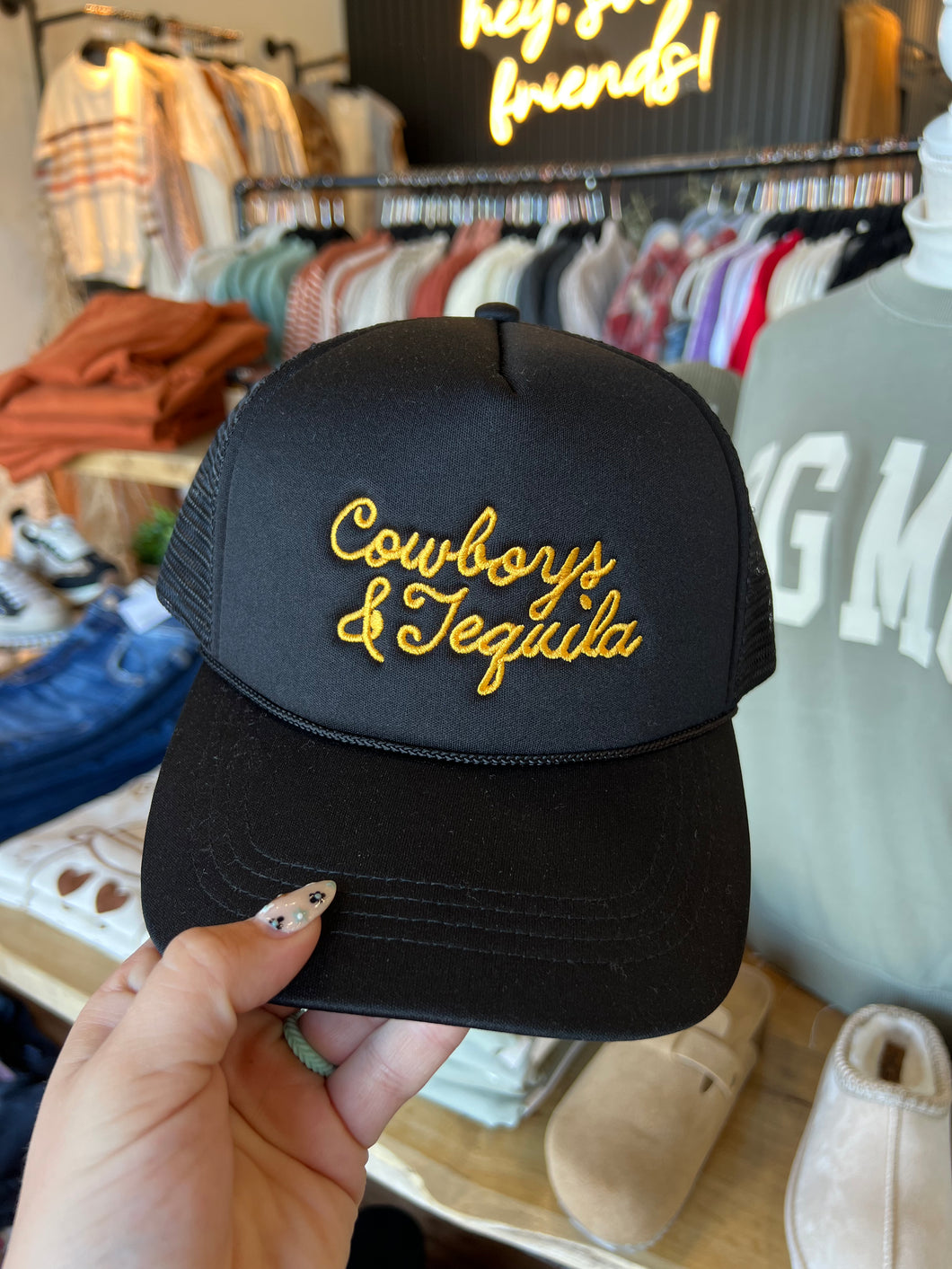 Cowboys & Tequila Trucker Hat