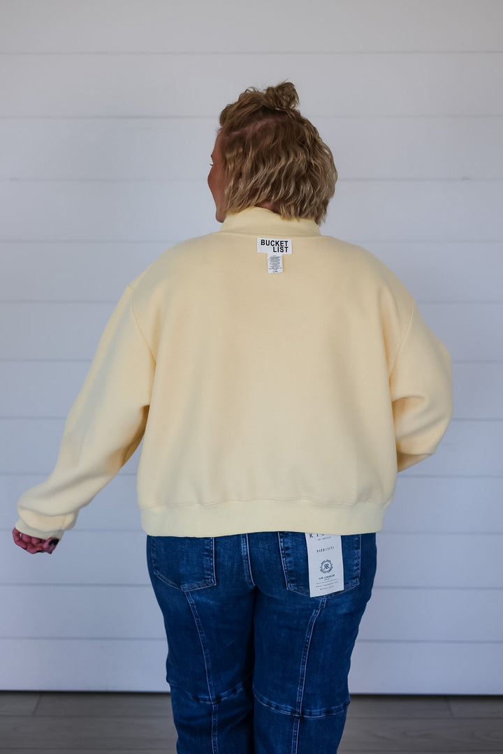 LIFE IS GOOD Reversible Mock Neck