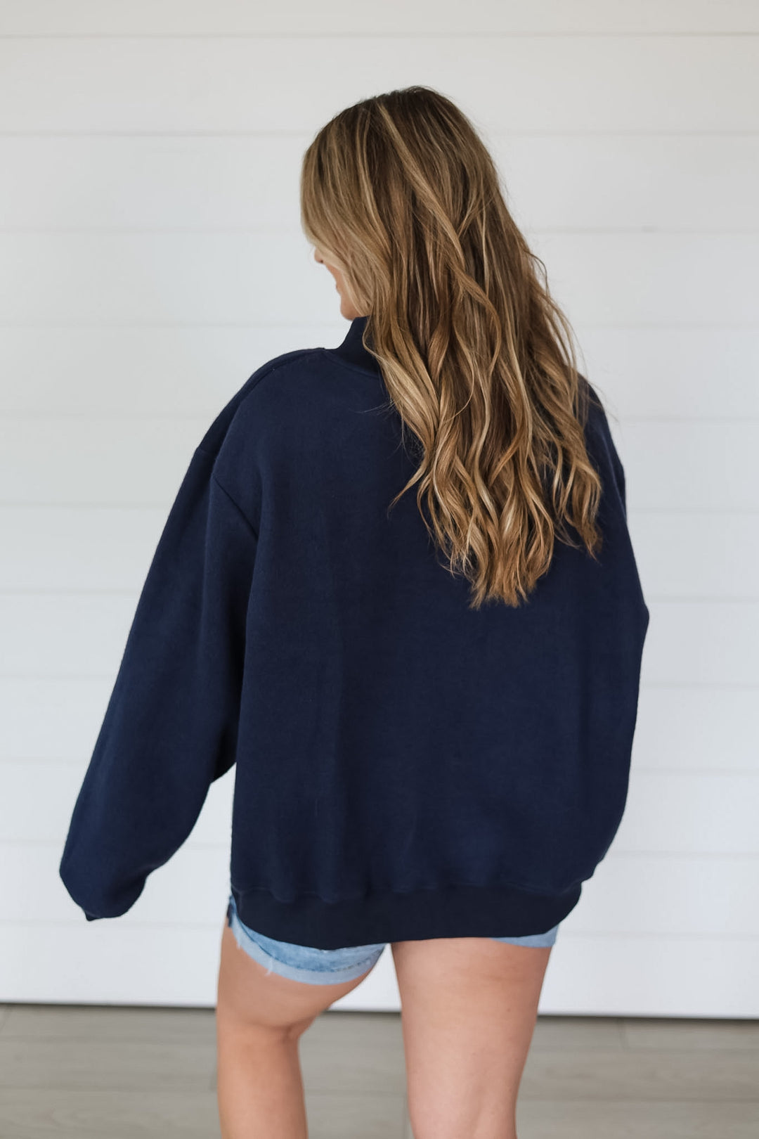 USA & Flag Reversible Mock Neck Top