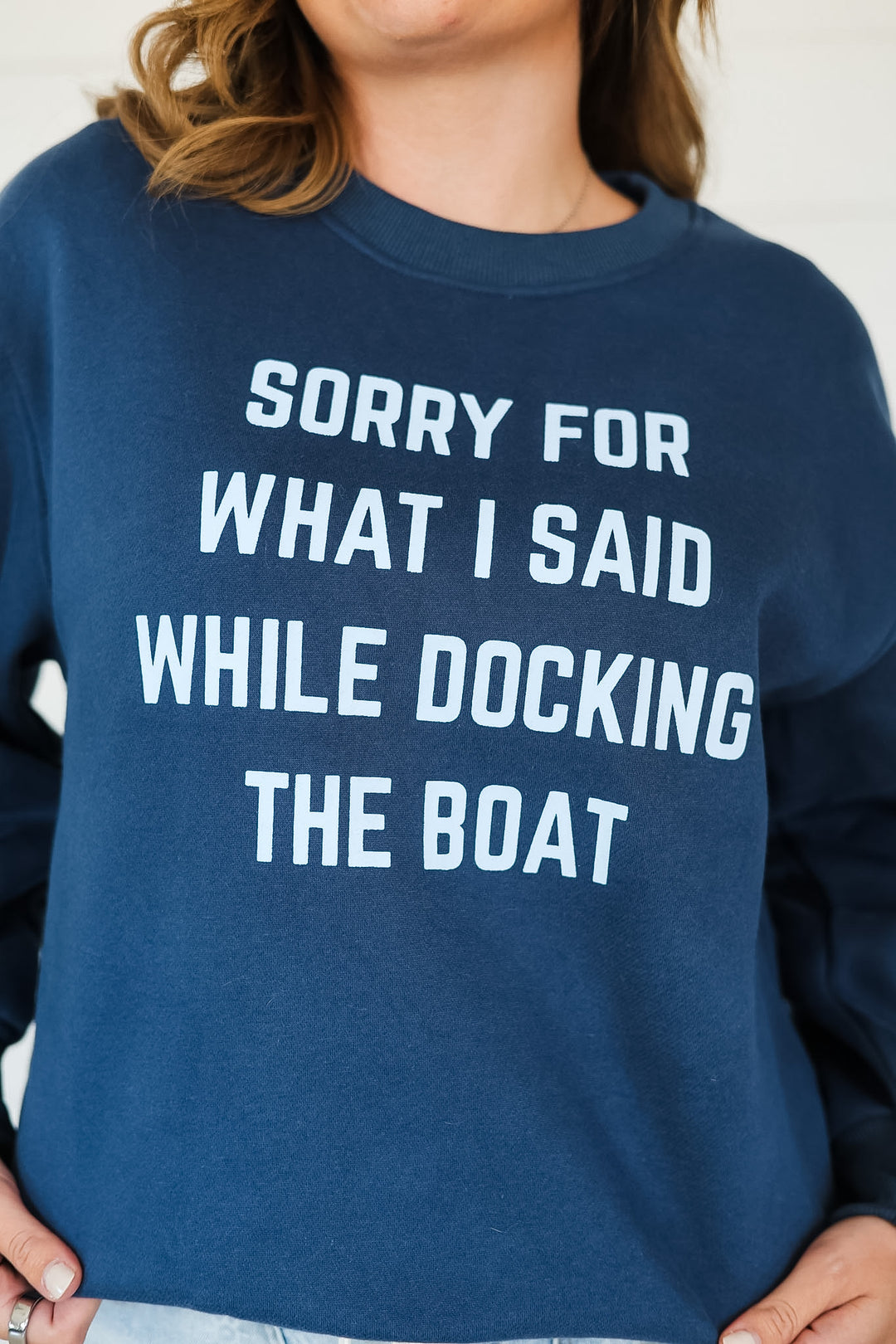 Docking The Boat Crewneck