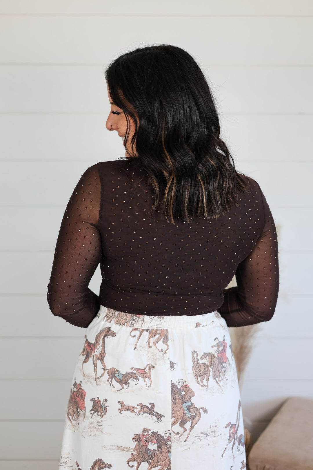 Made To Shine Rhinestone Top