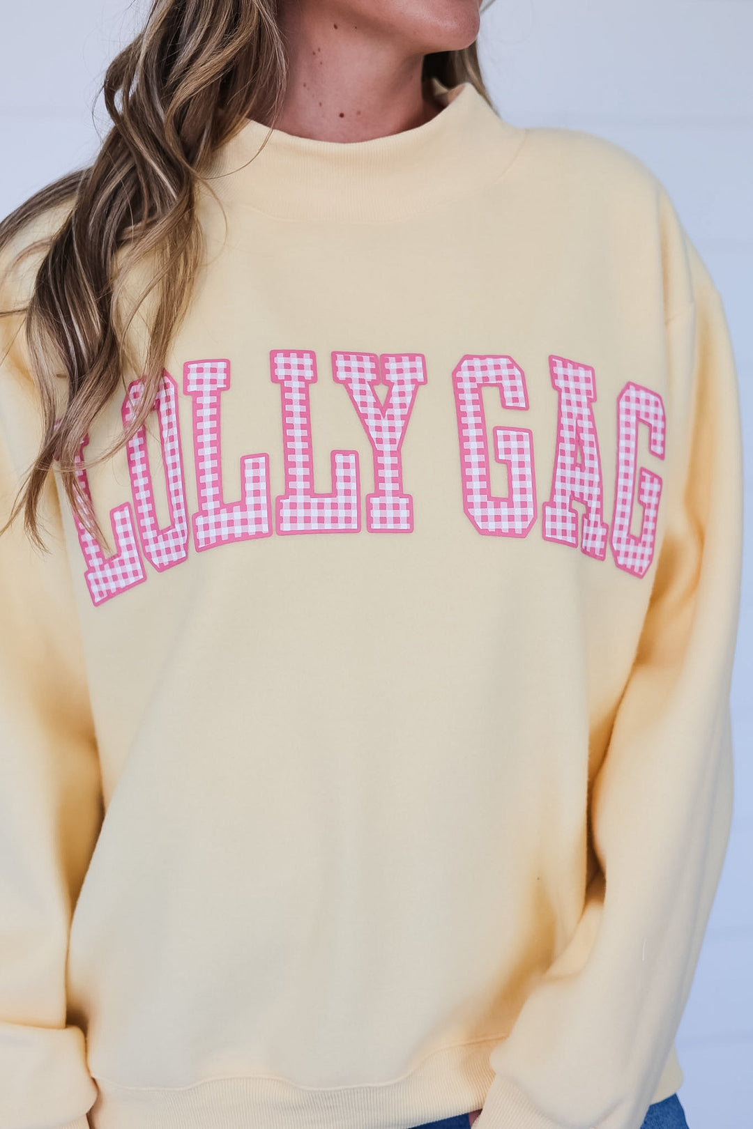 Dilly Dally/Lolly Gag Reversible Mock Neck