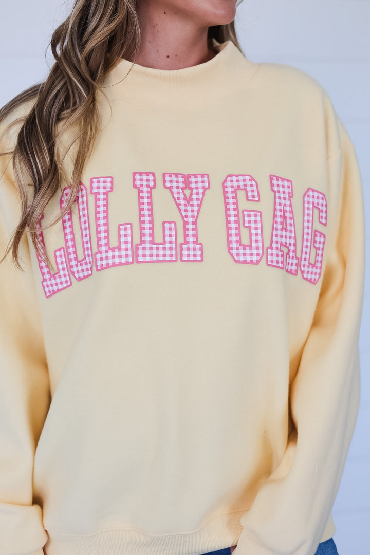 Dilly Dally/Lolly Gag Reversible Mock Neck
