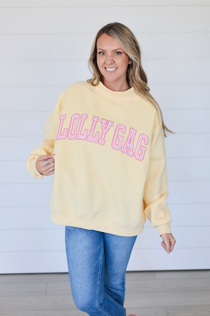 Dilly Dally/Lolly Gag Reversible Mock Neck