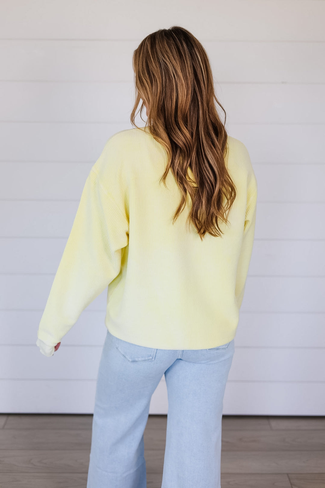 Lake Day Corded Crewneck