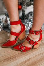 Load image into Gallery viewer, Cinder Buckle Heel
