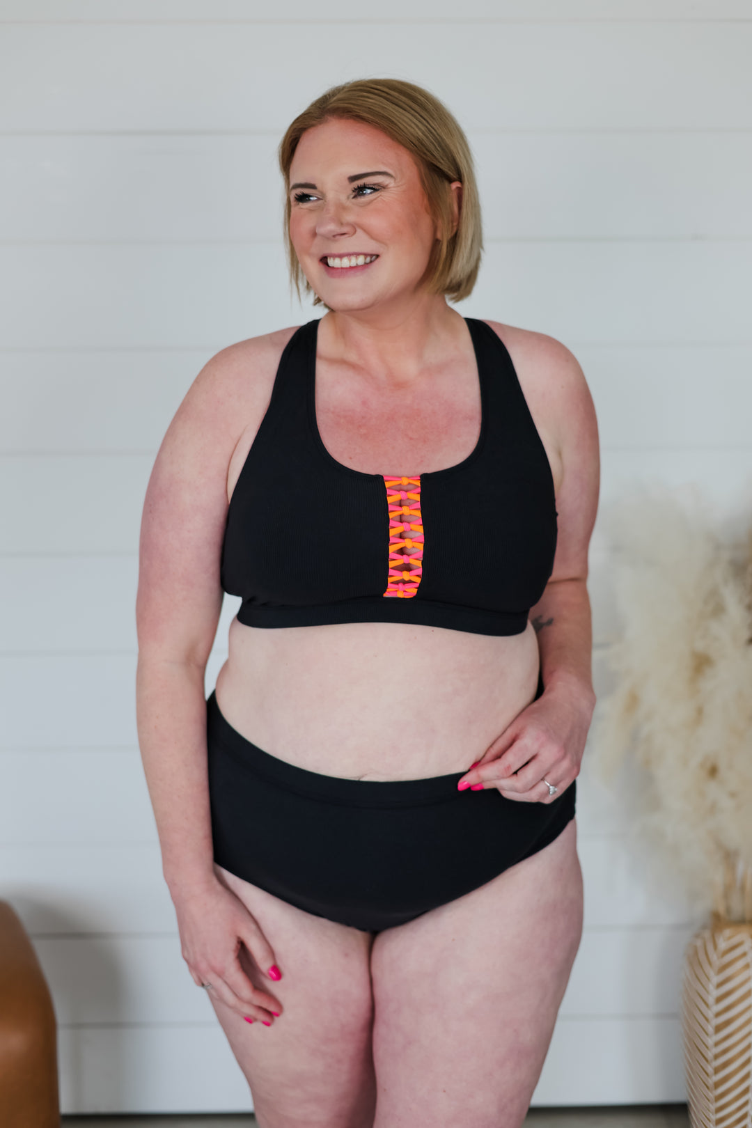 Feeling The Summer Breeze Ribbed Bikini Swim Bottoms