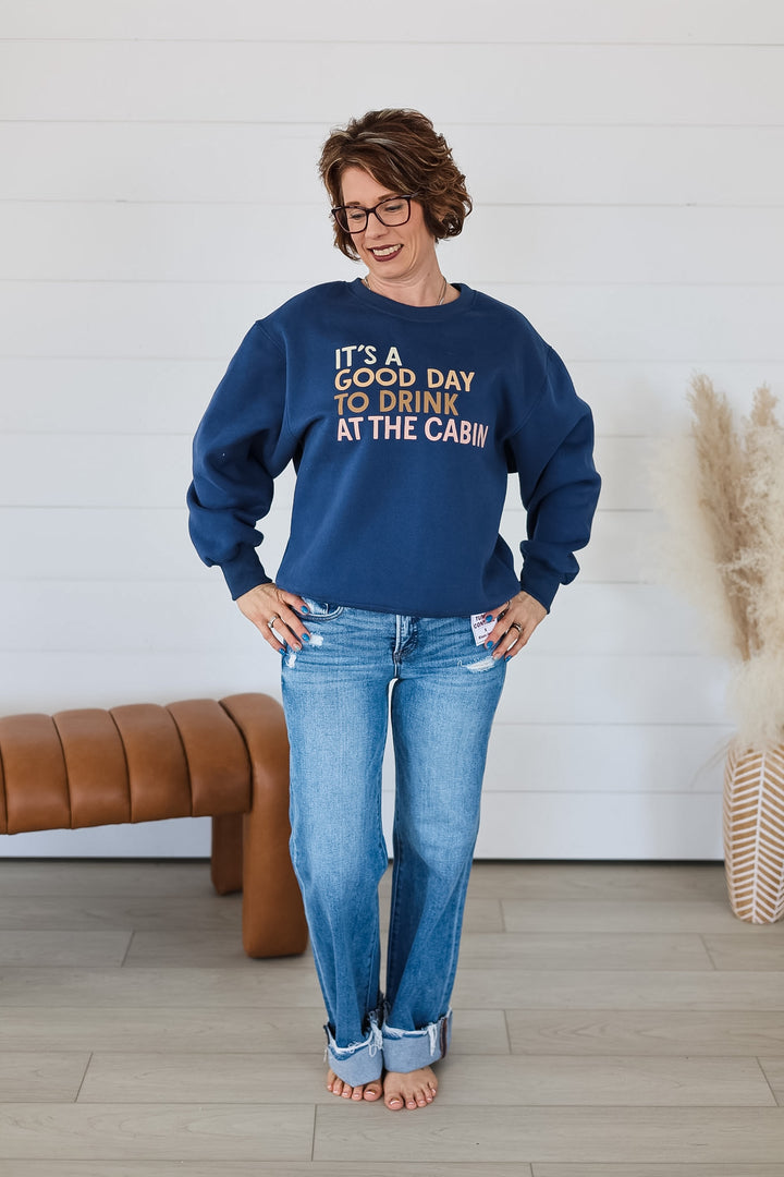 Drink At The Cabin Crewneck
