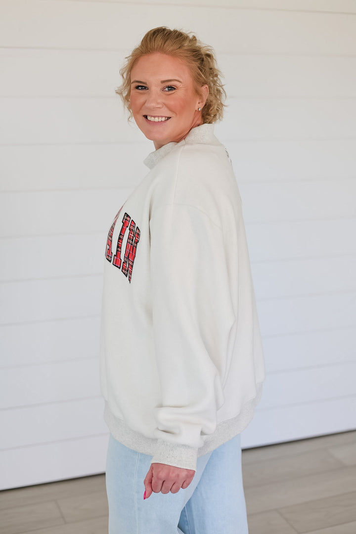 Lake & Mountain Reversible Mock Neck