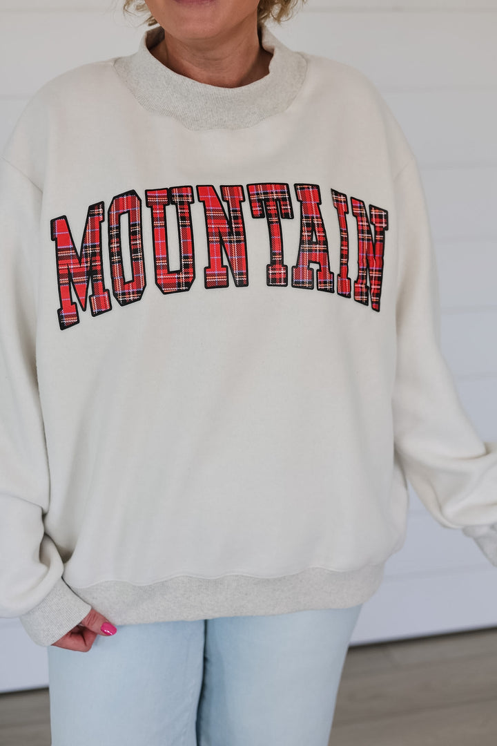 Lake & Mountain Reversible Mock Neck