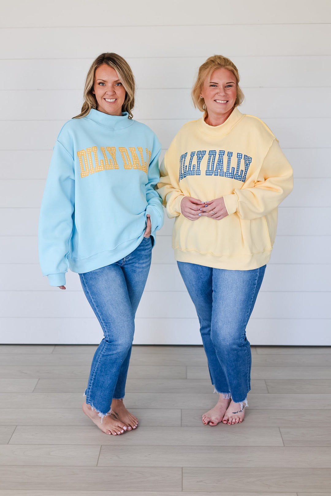 Dilly Dally/Lolly Gag Reversible Mock Neck