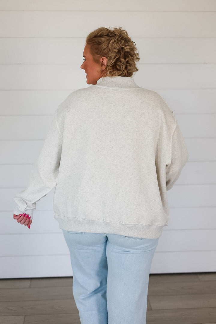 Lake & Mountain Reversible Mock Neck