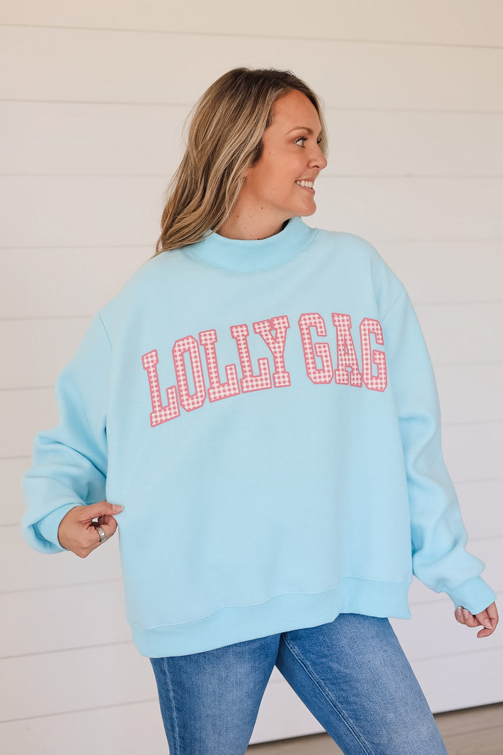 Dilly Dally/Lolly Gag Reversible Mock Neck