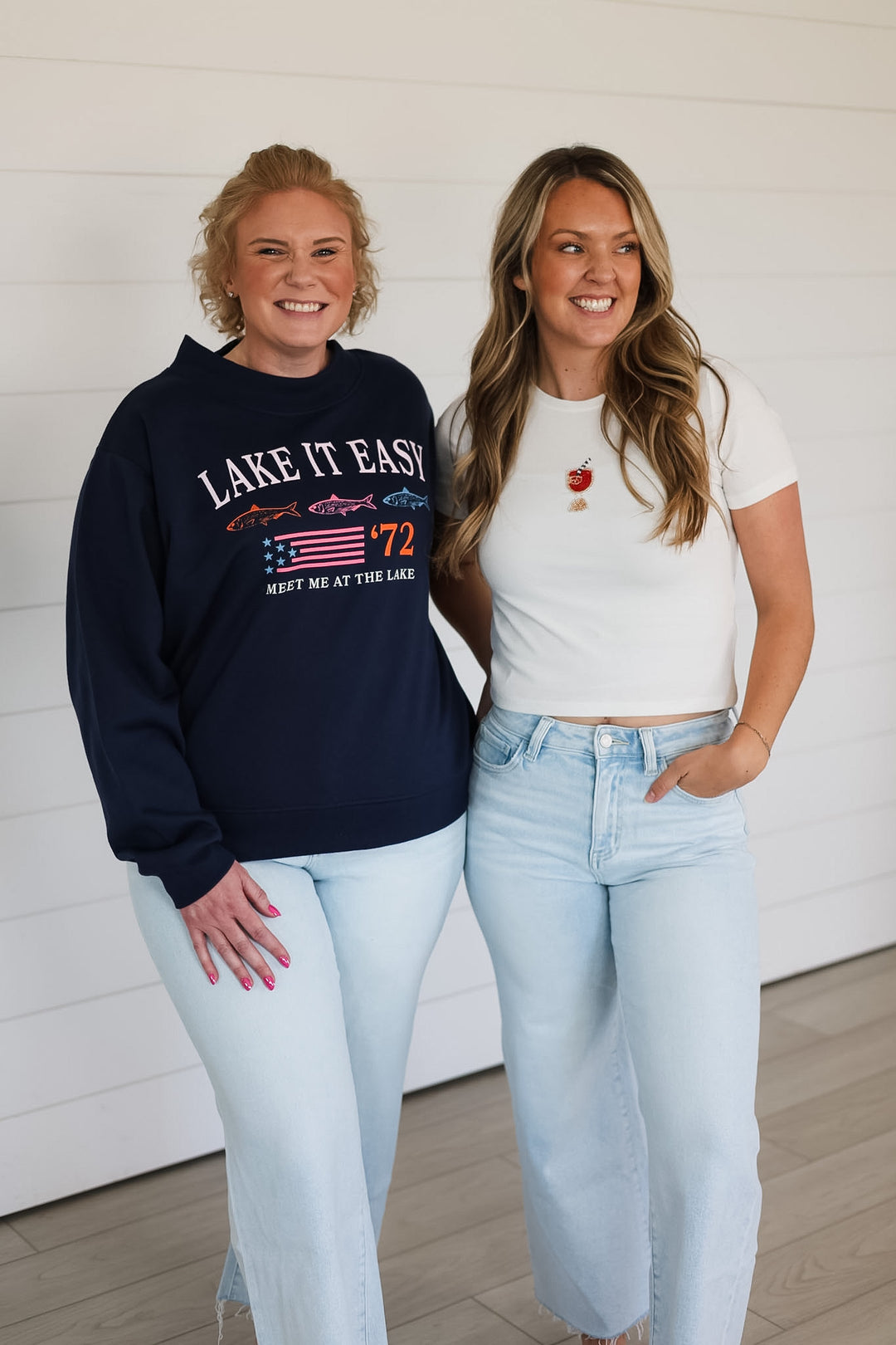 Lake It Easy Mockneck